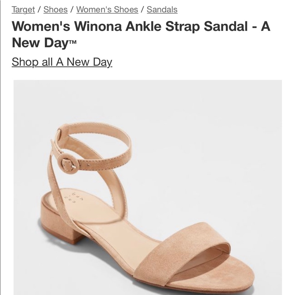 Women’s Winona Ankle Strap Sandal 9.5 in Taupe